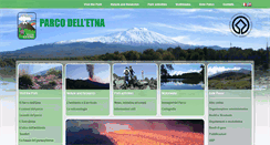Desktop Screenshot of parcoetna.ct.it